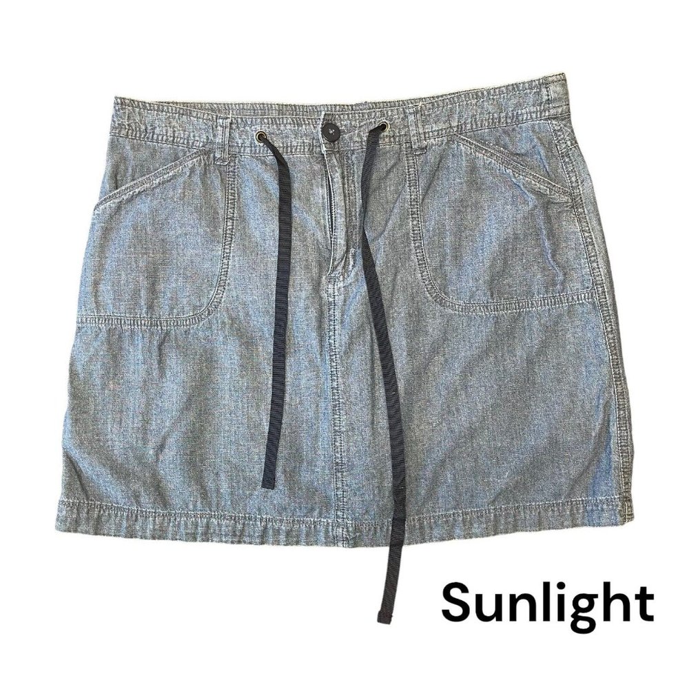 White Stag Denim Skort Size 14 Fits Like A Size 12 Chambray